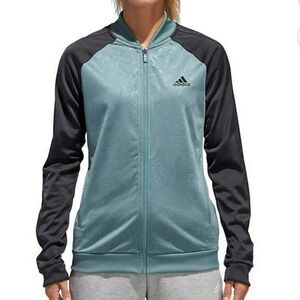 Adidas Track Jacket Women’s Size Small Athletic‎ Floral Pattern Full Zip